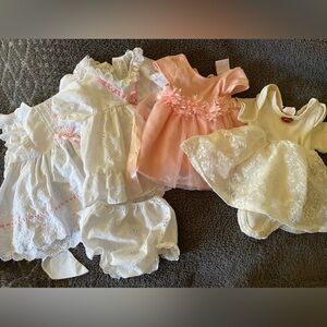 0-6 month dresses